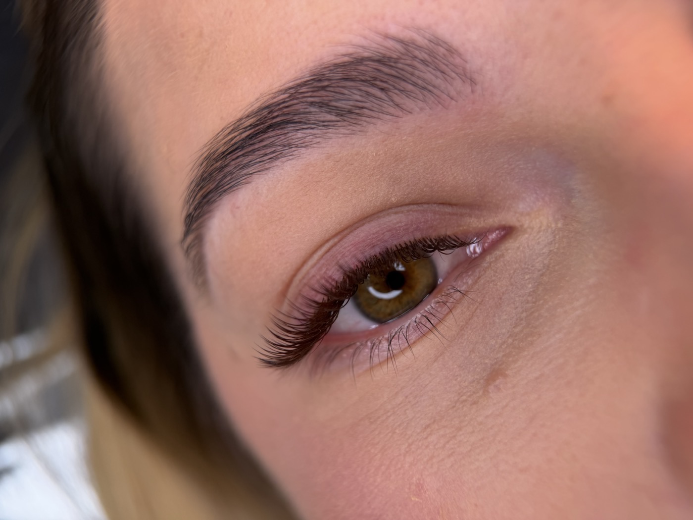 1:1 Wimpernverlängerung Ergebnis